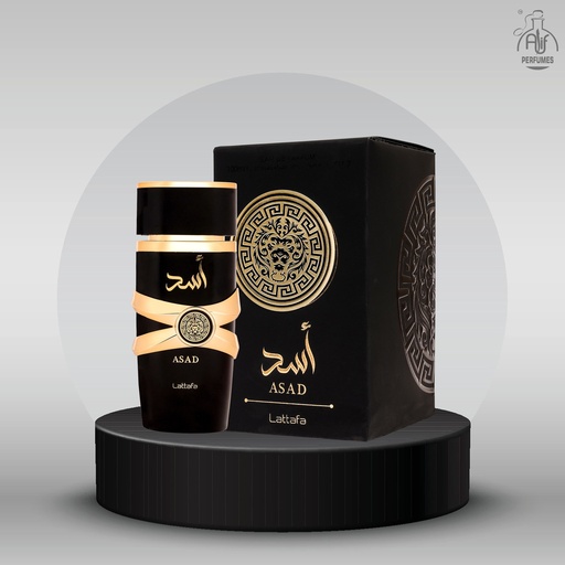 Lattafa Imported Asad Long Lasting Luxury Perfume Spray Asad Premium Refreshing Oud and Musk Fragrances Eau De Parfum 100 ml Perfume for Unisex
